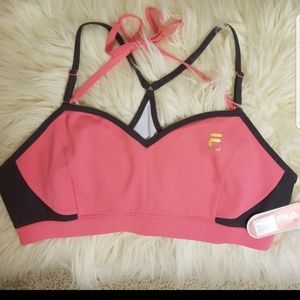 New Fila sports bra. Size Xl